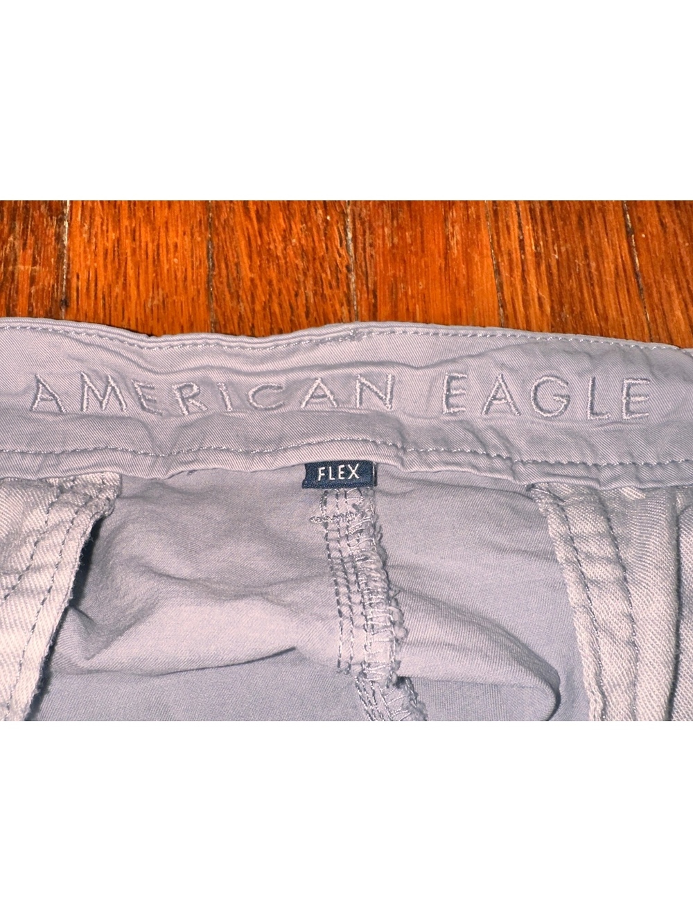 Men’s 38 American Eagle Preppy Light Blue Cargo Shorts - Picture 6 of 7